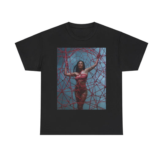 A black graphic t-shirt featuring an aesthetic music graphic related to Halsey.
