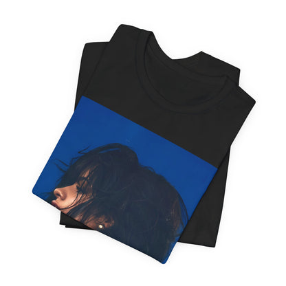 A black graphic t-shirt featuring a retro graphic related to Camila Cabello's "Havana" album.