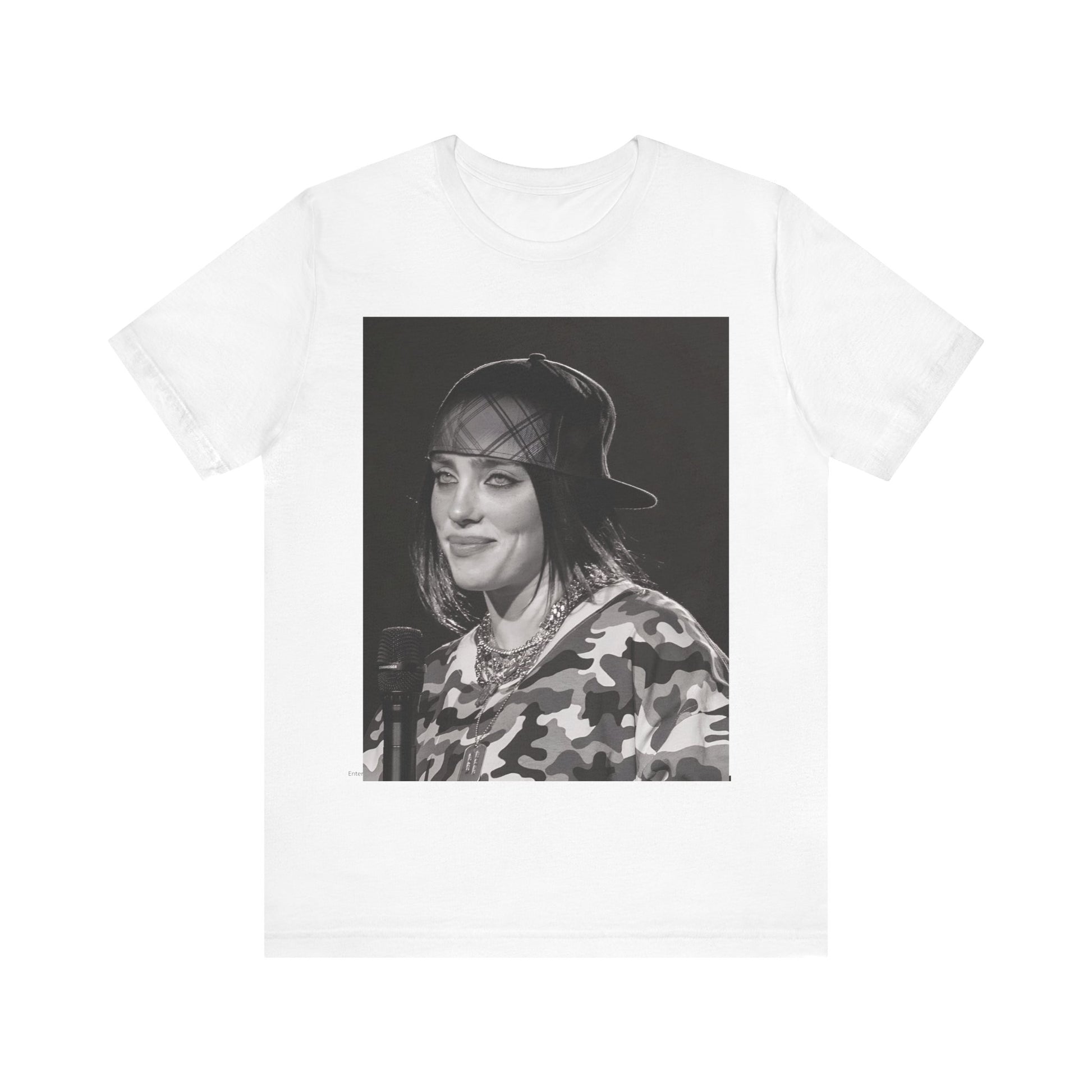 An artistic graphic t-shirt inspired by the dark, horror themes of the Billie Eilish song 'Bury a Friend.'